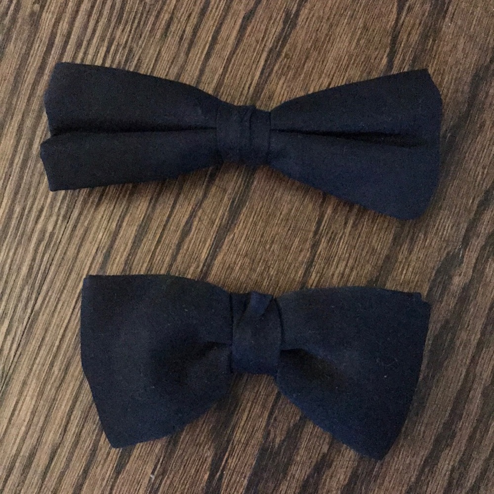 After Six waiter or tuxedo shirt bow ties (two)
